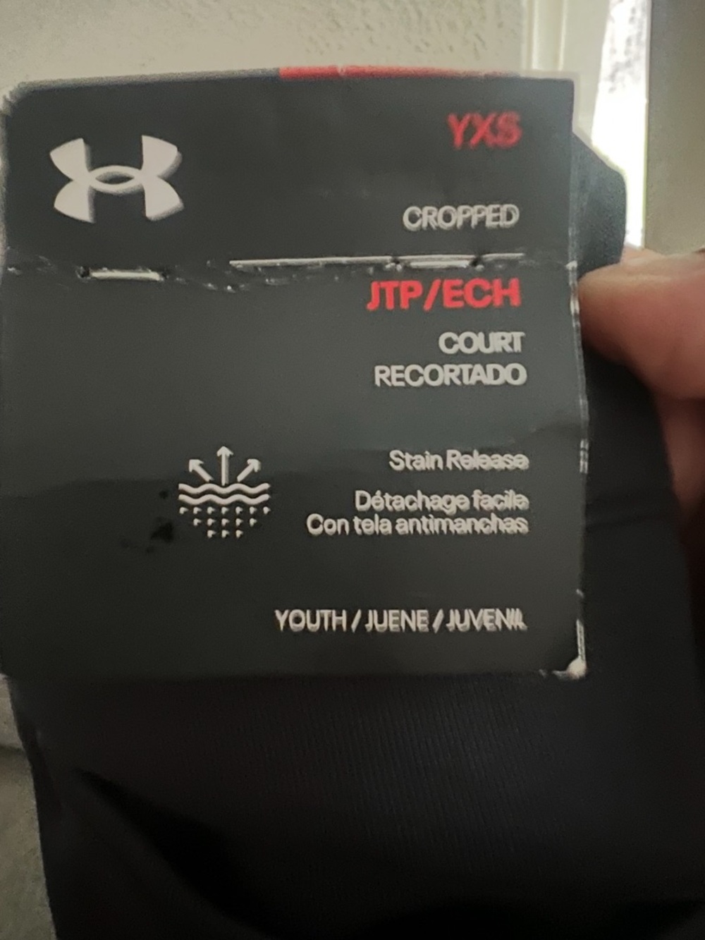 Under Armour Youth YXS Baseball Softball Knicker Pants Black Cropped - Picture 2 of 7